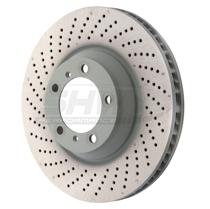Picture of SHW Performance SHW Drilled-Dimpled MB Rotors Brake Rotors - PFL30904