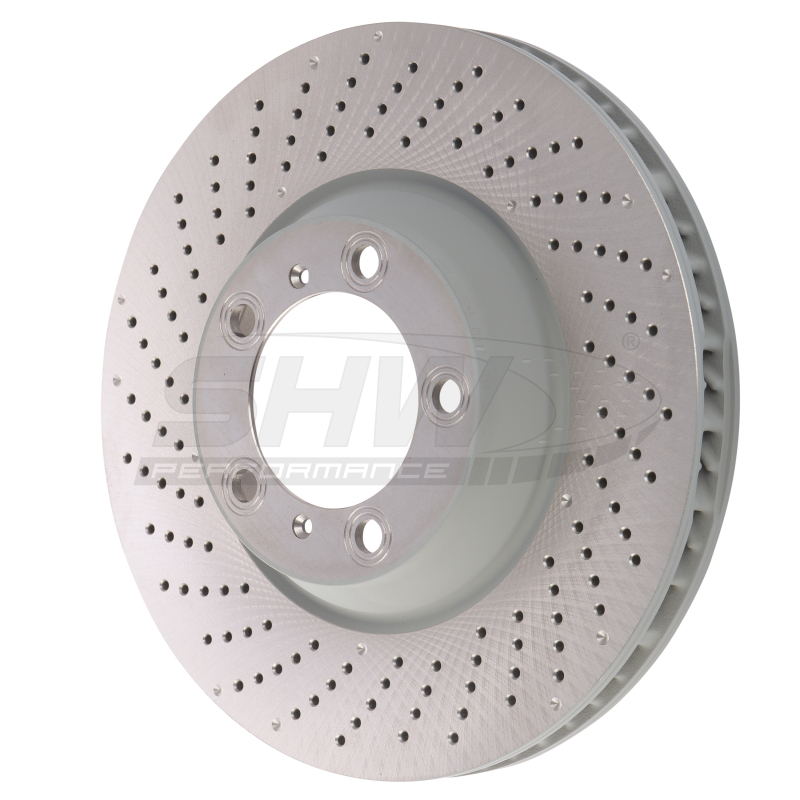 Picture of SHW Performance SHW Drilled-Dimpled MB Rotors Brake Rotors - PFL30905