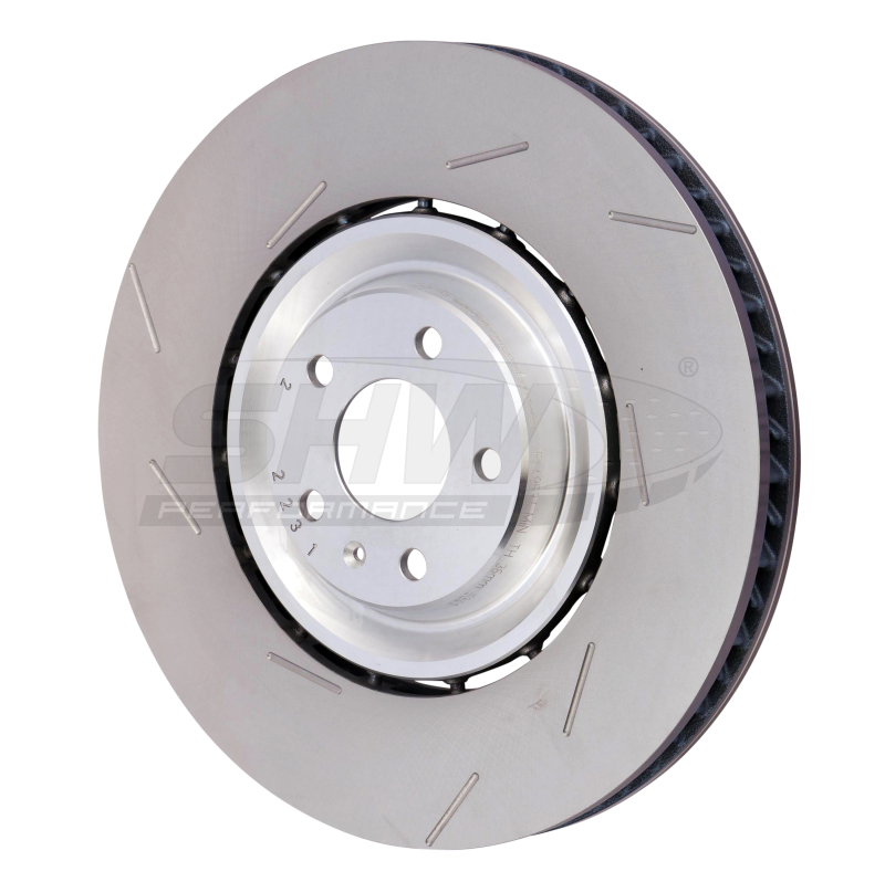 Picture of SHW Performance SHW Slotted Lightweight Rotors Brake Rotors - PFL49531