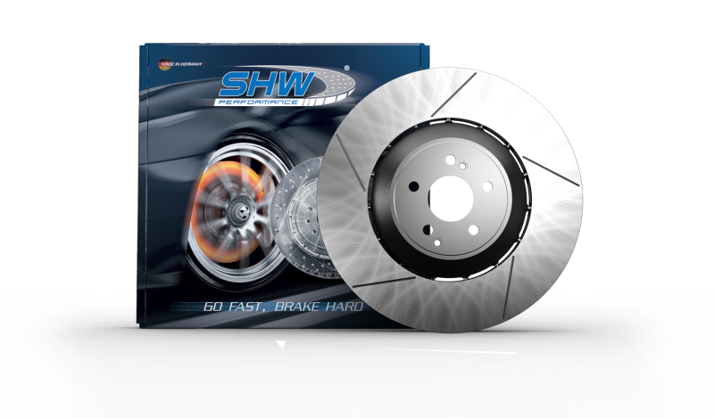 Picture of SHW Performance SHW Slotted Lightweight Rotors Brake Rotors - PRL49927