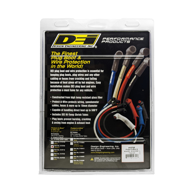 Picture of DEI Plug Boots & Wire Kits Thermal Sleeves - 10705