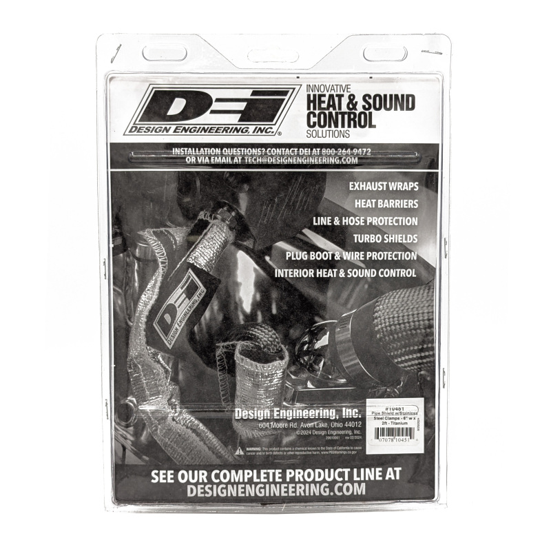 Picture of DEI Pipeshields Heat Shields - 10451
