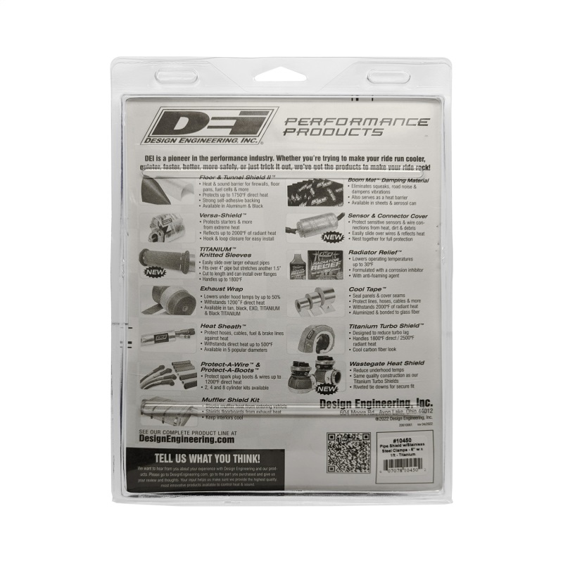 Picture of DEI Pipeshields Heat Shields - 10450