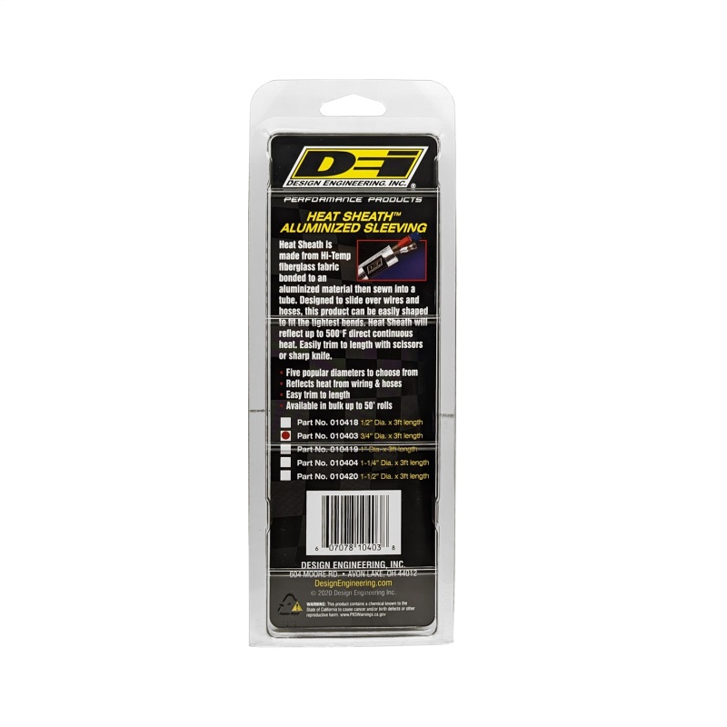 Picture of DEI Line Sleeving-Heat Sheath/Shroud Thermal Sleeves - 10403