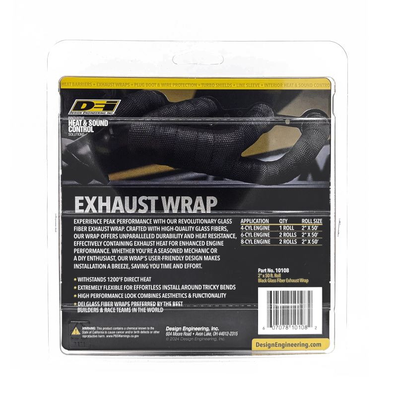 Picture of DEI Exhaust Wraps-Glass Fiber Series - 10108