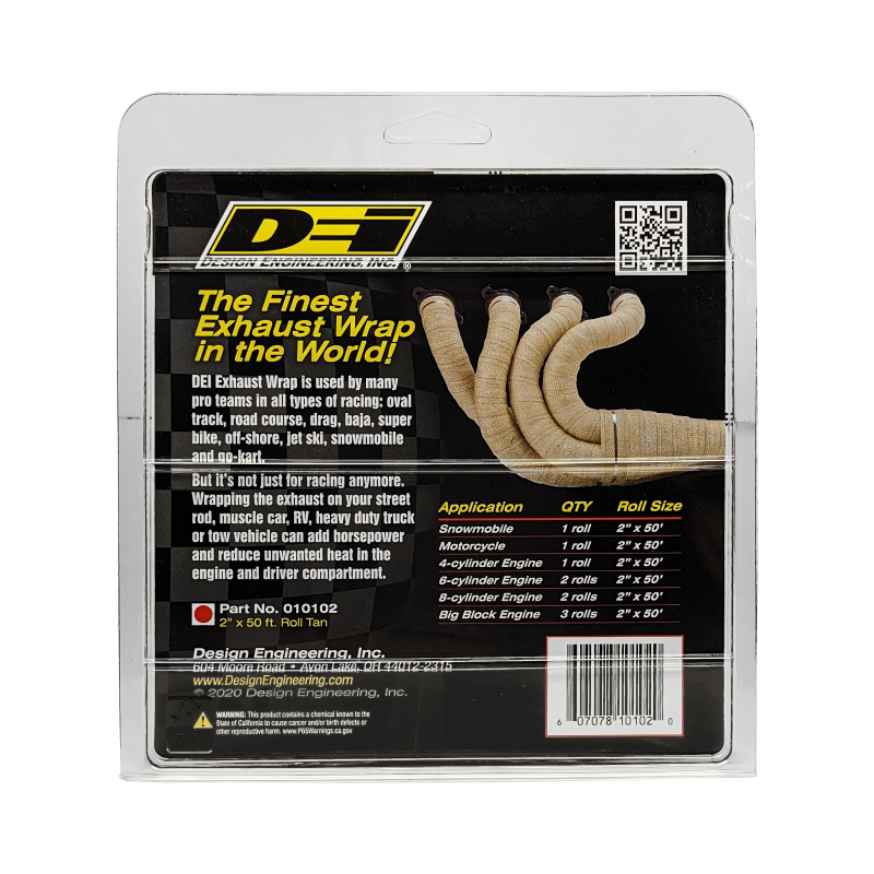 Picture of DEI Exhaust Wraps-Glass Fiber Series - 10102