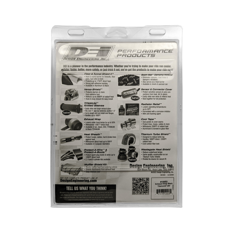Picture of DEI Exhaust Wraps-Titanium Series - 10003