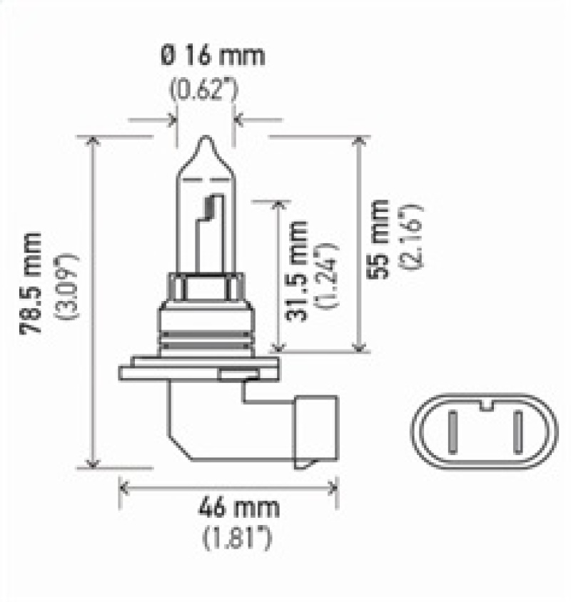Picture of Hella Miniature Bulb - 9005