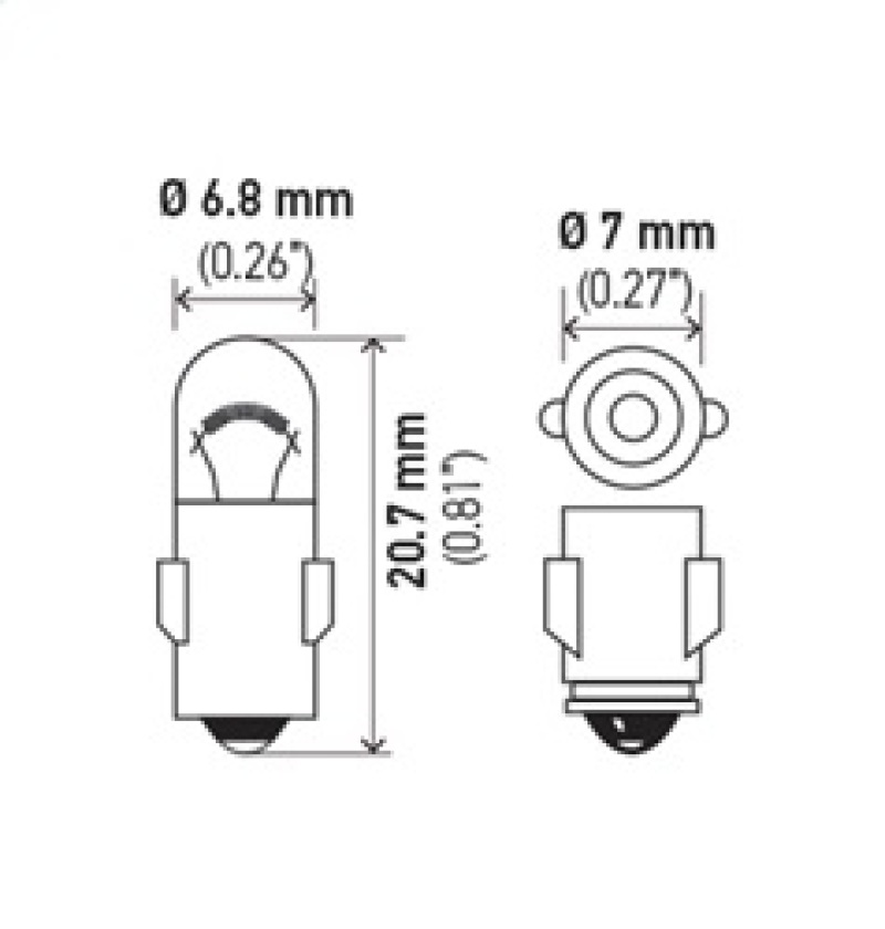 Picture of Hella Miniature Bulb - 3899