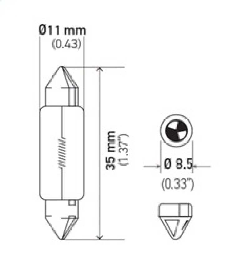 Picture of Hella Miniature Bulb - 6461