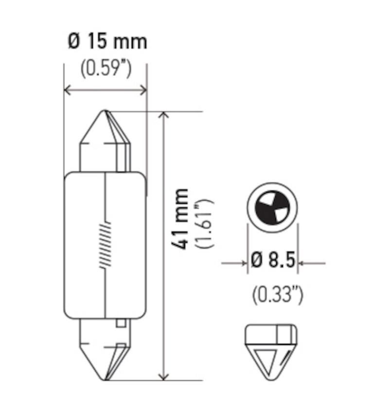 Picture of Hella Miniature Bulb - 6480