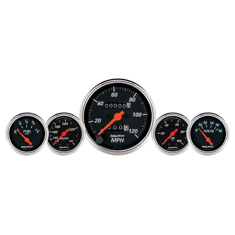 Picture of AutoMeter AM Designer Black Gauges - 1411