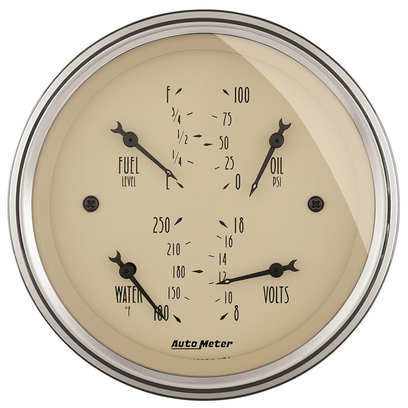 Picture of AutoMeter AM Antique Beige Gauges - 1814