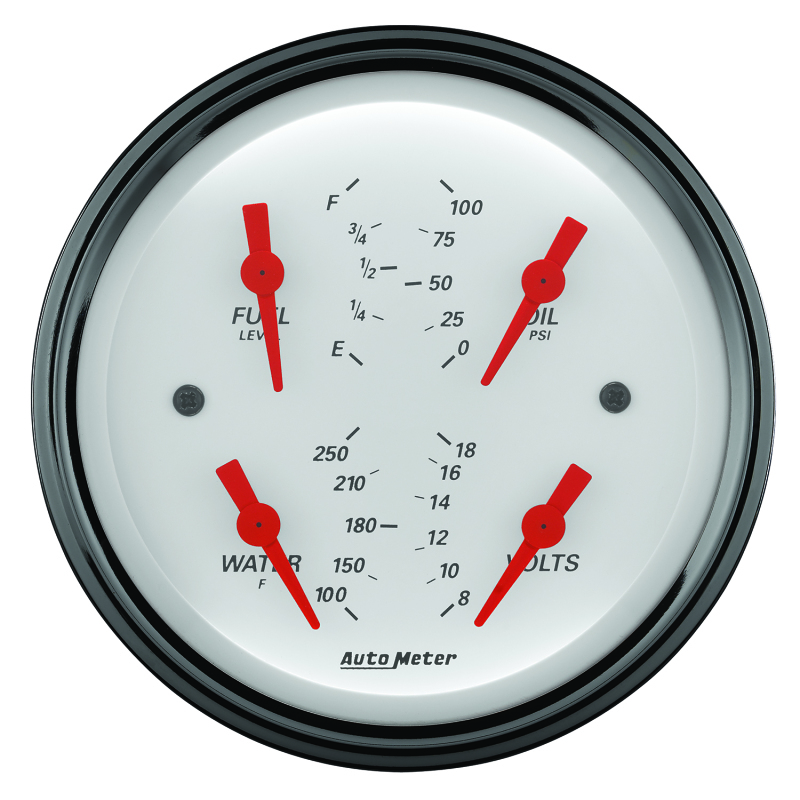 Picture of AutoMeter AM Arctic White Gauges - 1314