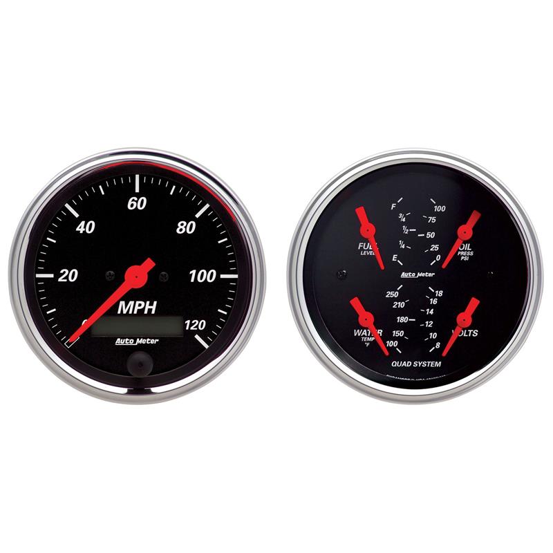 Picture of AutoMeter AM Designer Black Gauges - 1408