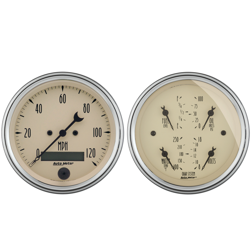 Picture of AutoMeter AM Antique Beige Gauges - 1800