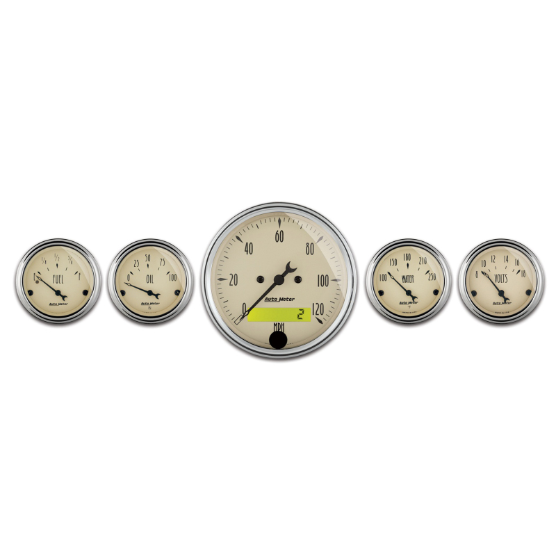 Picture of AutoMeter AM Antique Beige Gauges - 1809