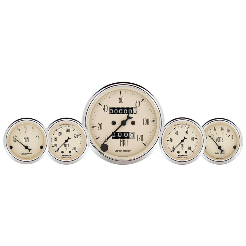Picture of AutoMeter AM Antique Beige Gauges - 1811