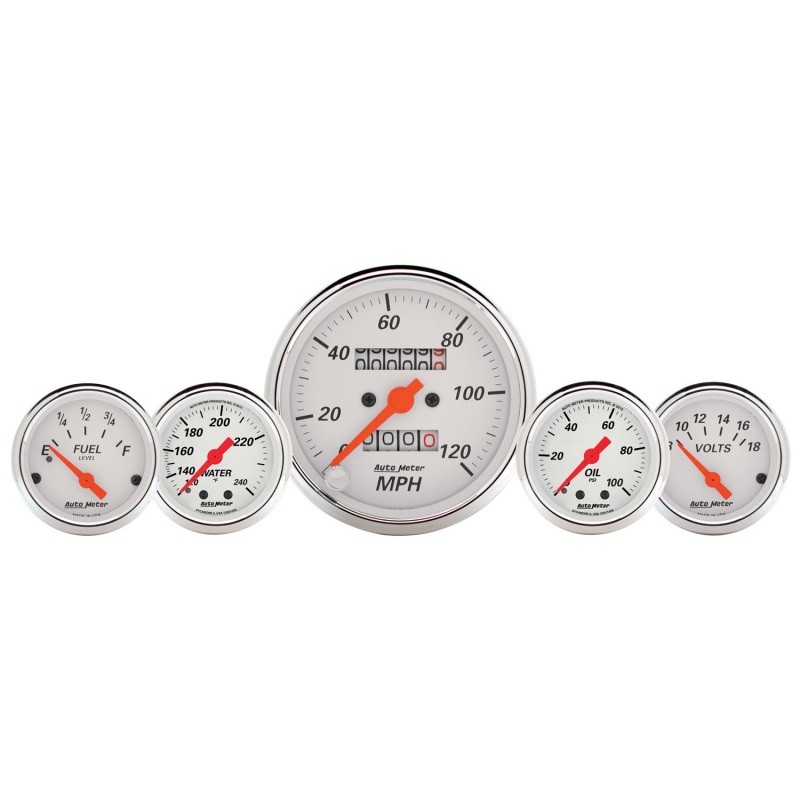 Picture of AutoMeter AM Arctic White Gauges - 1311