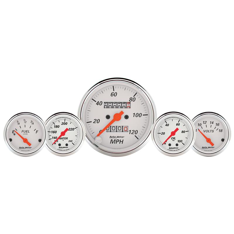 Picture of AutoMeter AM Arctic White Gauges - 1311