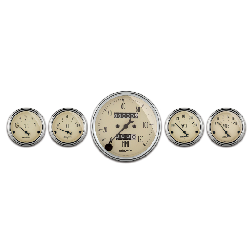 Picture of AutoMeter AM Antique Beige Gauges - 1808