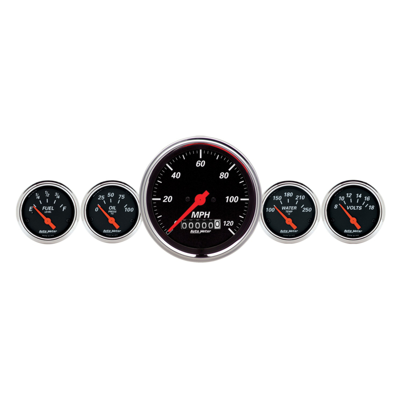 Picture of AutoMeter AM Designer Black Gauges - 1440