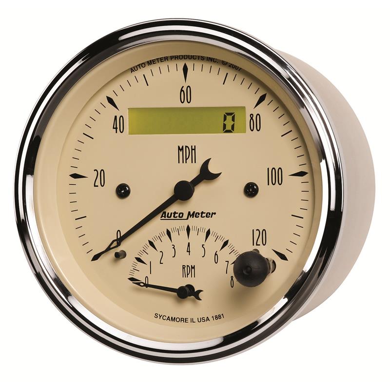 Picture of AutoMeter AM Antique Beige Gauges - 1881