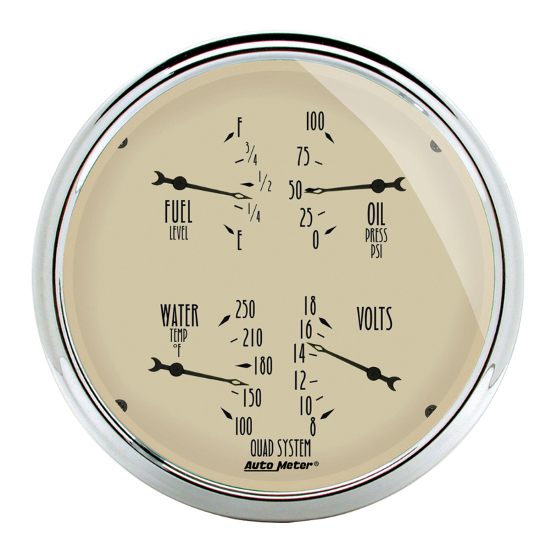 Picture of AutoMeter AM Antique Beige Gauges - 1819