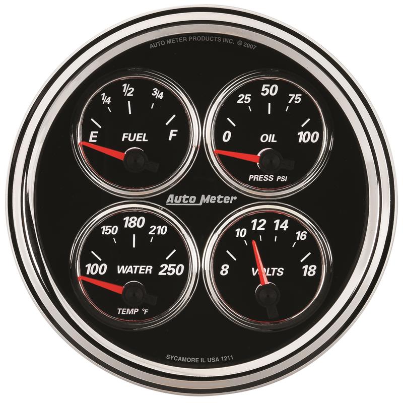 Picture of AutoMeter AM Designer Black Gauges II - 1211