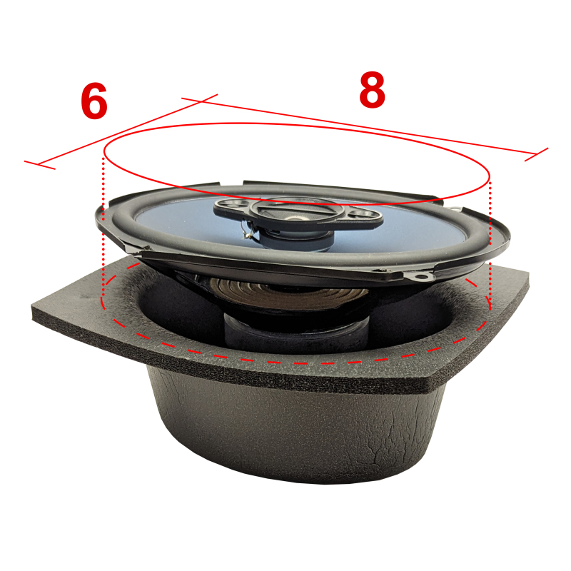 Picture of DEI Speaker Baffles Speaker Mounting Brackets - 50370