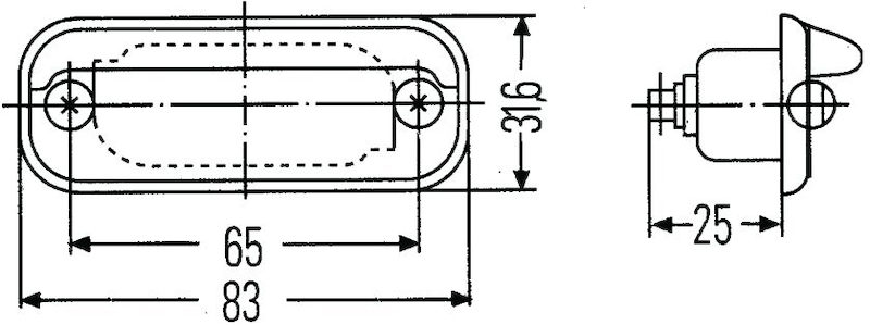 Picture of LAMP LICENSE 1378 SLV ECE