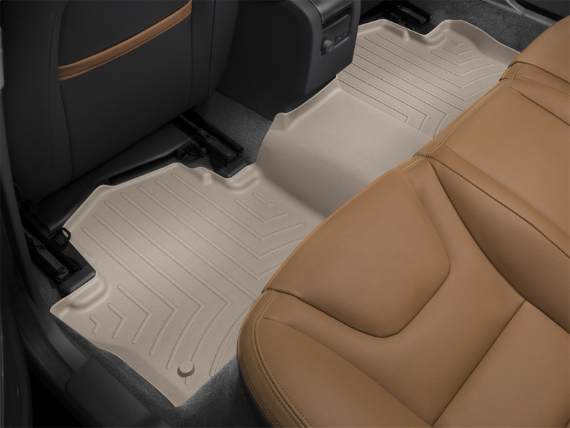 Picture of WeatherTech WT FloorLiner-Rear-Tan Floor Mats - 452344