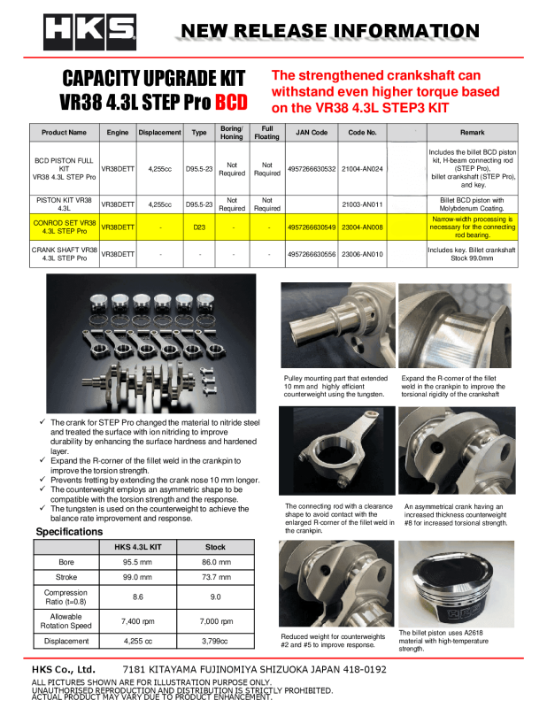 Picture of HKS Connecting Rods - 23004-AN008