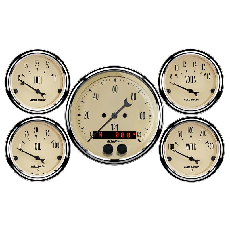 Picture of AutoMeter AM Antique Beige Gauges - 1850