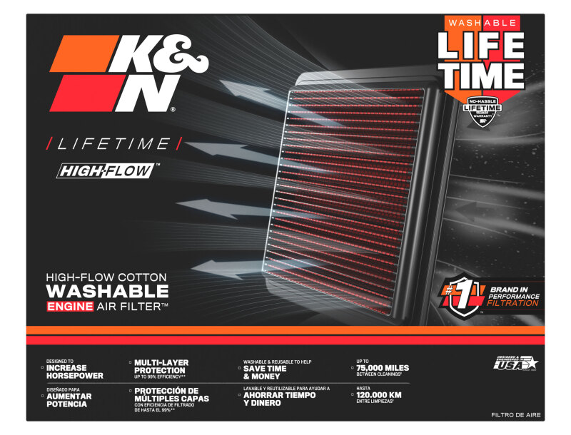 Picture of K&N Engineering KN Drop in Air Filters - 33-5132