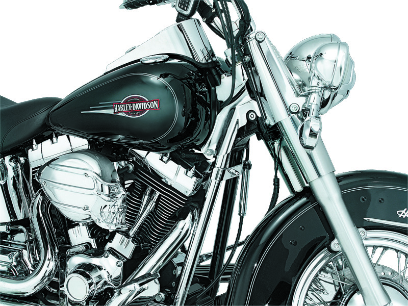 Picture of Kuryakyn KUR Downtube Covers B Frame Sliders - 7853