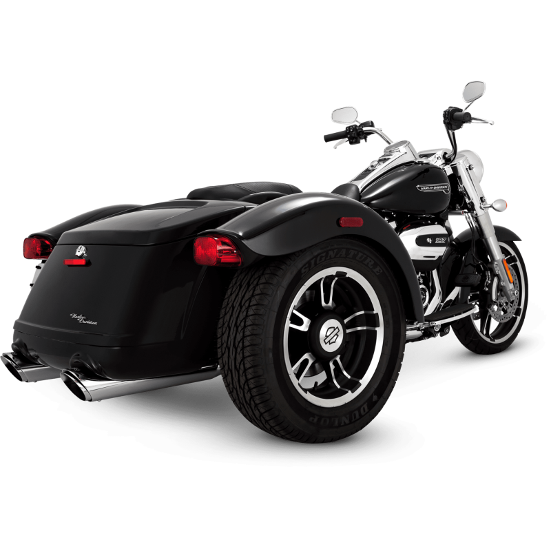 Picture of Vance and Hines VAH Twin Slash Slip-Ons Motorcycle Slip-On - 16796