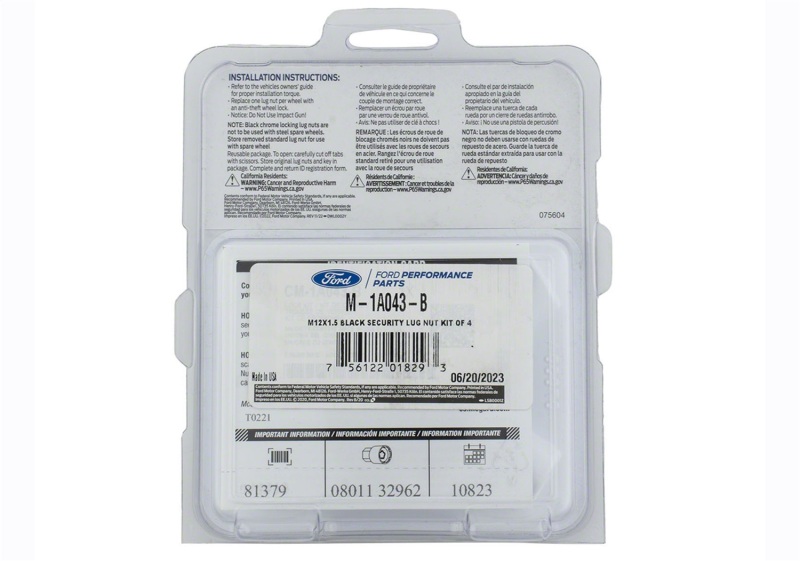 Picture of Ford Racing FR Lug Nut Kits - M-1A043-B