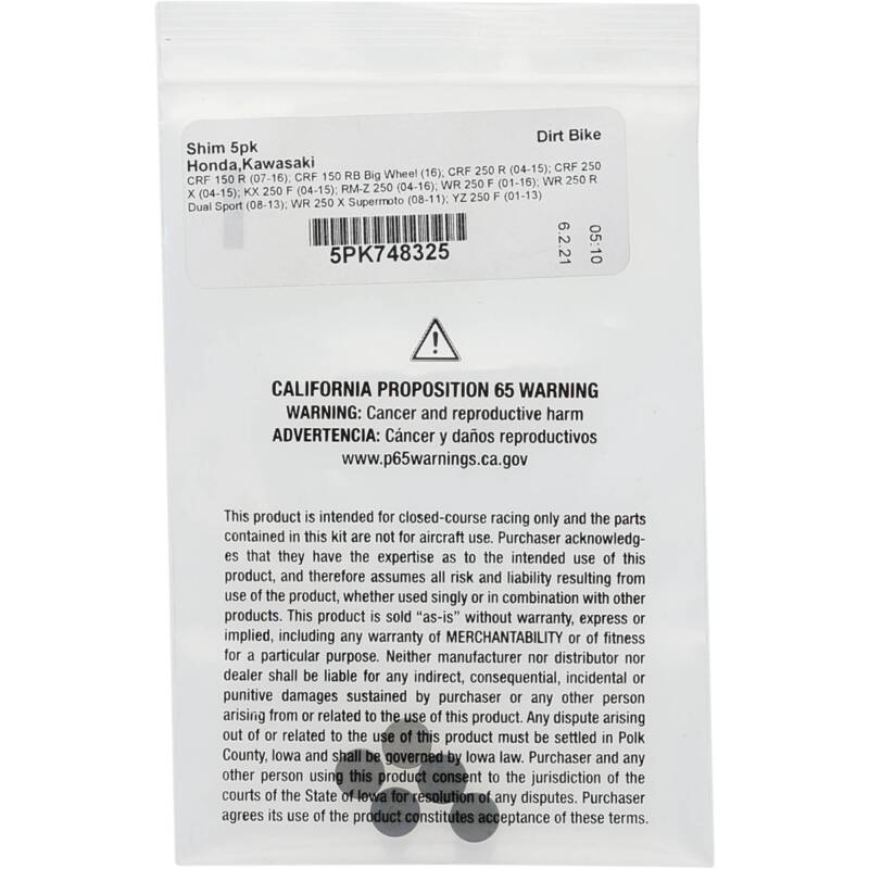 Picture of Hot Cams HOC Shim Kits Valves - 5PK748325