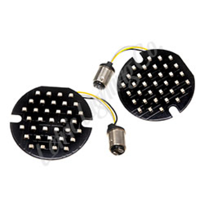Picture of Letric Lighting LET Flat Lens Turn Signal Inserts Front Light Accessories and Wiring - LLC-FL7A