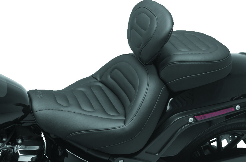 Picture of Mustang Motorcycle MMP Solo with Driver Backrest Original Solo Motorcycle Seats - 79334