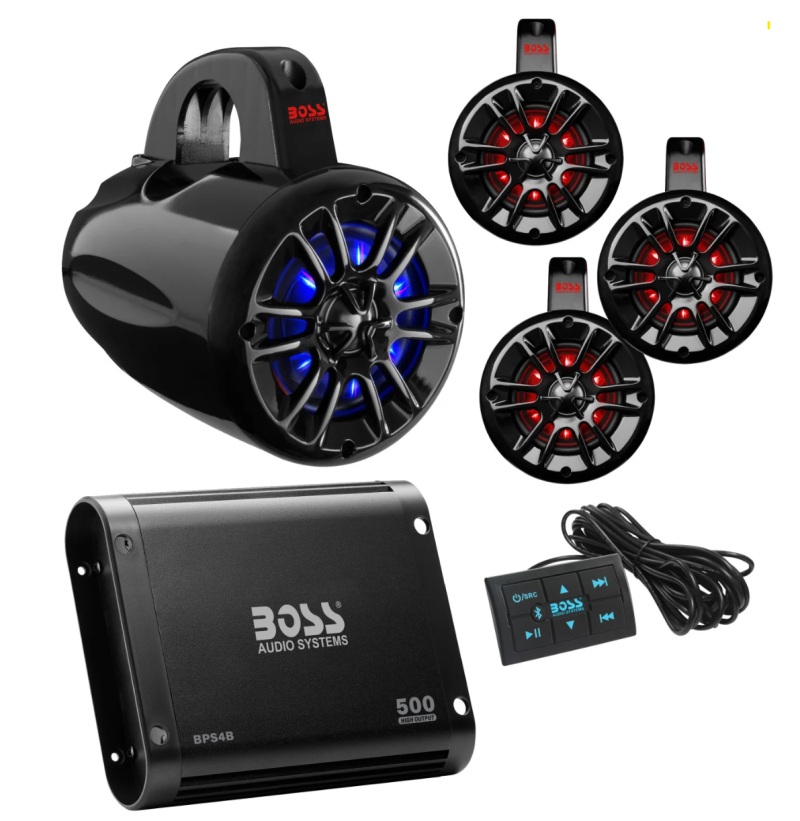 Picture of Boss Audio BSA Marine Sound System Packages - UNI4RGB
