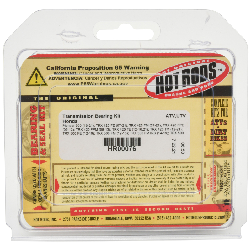 Picture of Hot Rods HDS Transmission Bearing Kit - HR00076