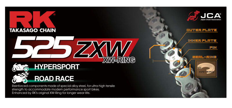 Picture of RK Chain RKC Non Sealed Chain - CC525ZXW-150