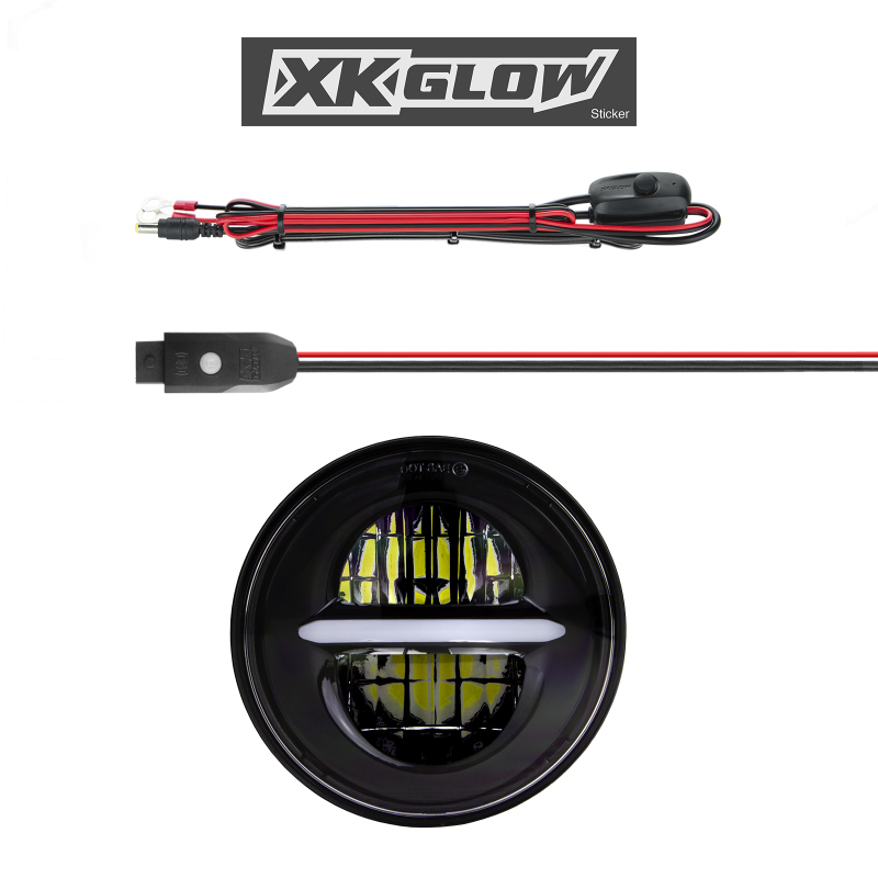 Picture of XKGLOW XKG Moto Headlights - XK-5IN-KIT-B
