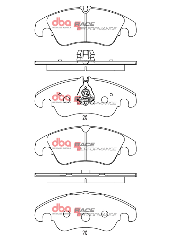 Picture of DBA RP Performance Brake Pads - DB2186RP