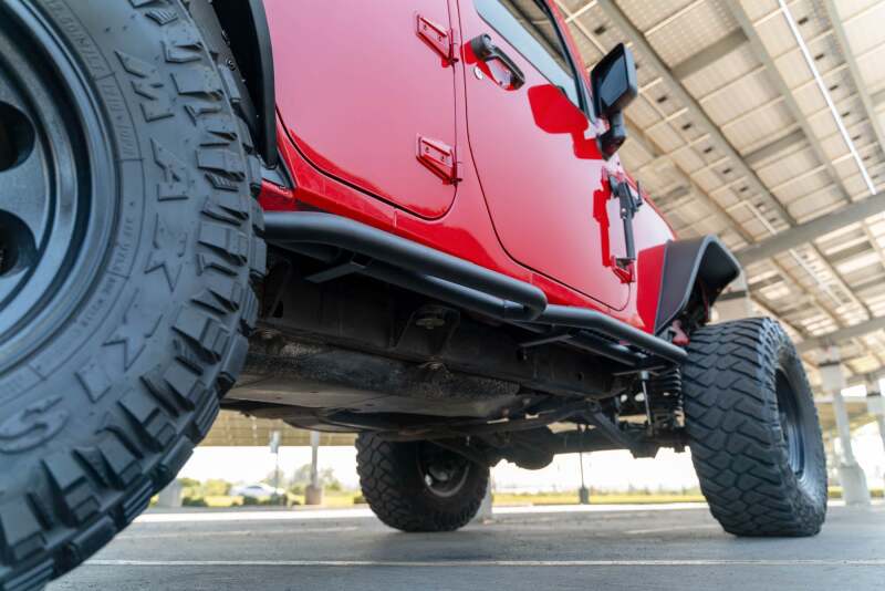 Picture of DV8 Offroad DVE Rock Slider Steps Side Steps - SRJK-08