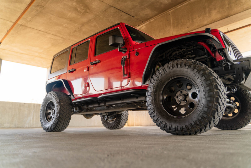 Picture of DV8 Offroad DVE Rock Slider Steps Side Steps - SRJK-08