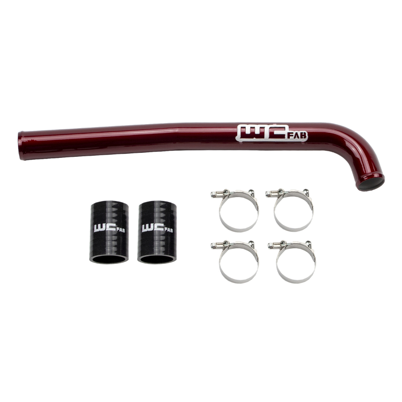 Picture of Wehrli WCF Upper Coolant Pipe Radiator Hoses - WCF100251-RED