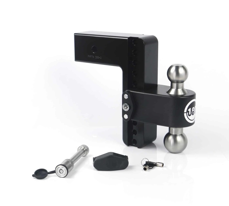 Picture of Weigh Safe WEI 180 Hitch-Black Cerakote Hitch Ball Mounts - LTB8-3-KA-CER-BLA